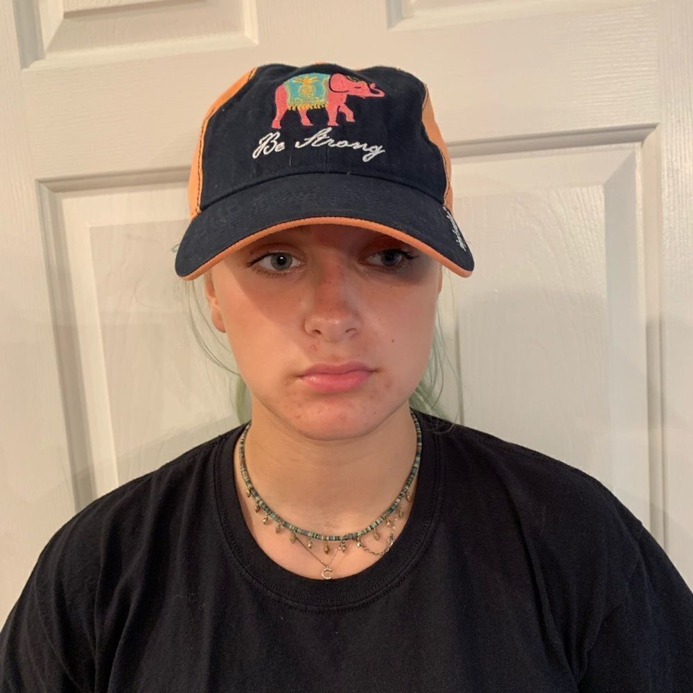 Simply Southern Be Strong Elephant Baseball Cap Hat